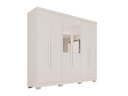Ver imagem 2 de Guarda-Roupa Casal com Espelhos 6 Portas 2 Gavetas 180cm Multimóveis Branco