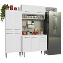 Ver imagem 2 de Armário de Cozinha Completa 229cm Branco Emilly Madesa 18 Branco