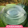 Aparelho de Jantar Vidro Transparente Acquamarine 18 Peças - 6