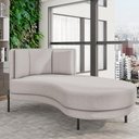 Ver imagem 6 de Sofá Chaise Longue Living Lucca Direito D02 Bouclê Bege B-62