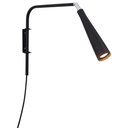 Ver imagem 1 de Arandela de Leitura Tube 27cm Preto C/cabo Pp 1,3m 1xgu10