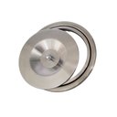 Ver imagem 2 de Lixeira de embutir de Pia em Aço inox 7,7 litros c/Balde Plástico injetado