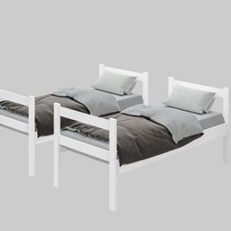 Beliche Porto Branco Mdf Gabrielli Móveis Quarto - 3