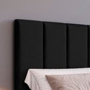 Ver imagem 3 de Cabeceira Cama King em Módulos Estofados 20cmx45cm Preto