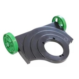 Adaptador Com Rodas Para Aparador De Grama Roda Preta - 6
