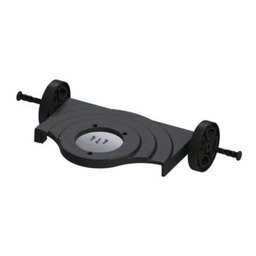 Adaptador Com Rodas Para Aparador De Grama Roda Preta - 1
