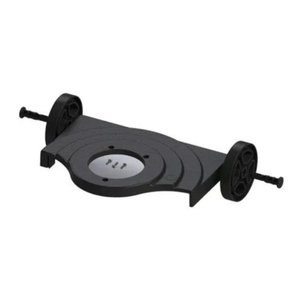 Adaptador Com Rodas Para Aparador De Grama Roda Preta