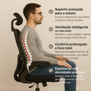 Ver imagem 7 de Kit 2 Cadeiras Escritório Presidente Giratória Ergonômica Mesh Ultra Comfort Pro 2 Un