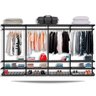 Guarda Roupa closet aramado sem portas CLR285 - 3,70m Smart Black - 1