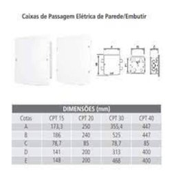 Caixa de Passagem 20x20 Tigre - 2