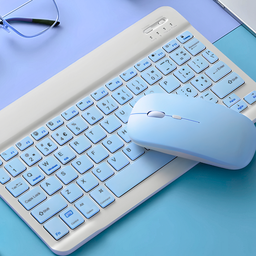 Teclado sem Fio Bluetooth Recarregável com Mouse - 1