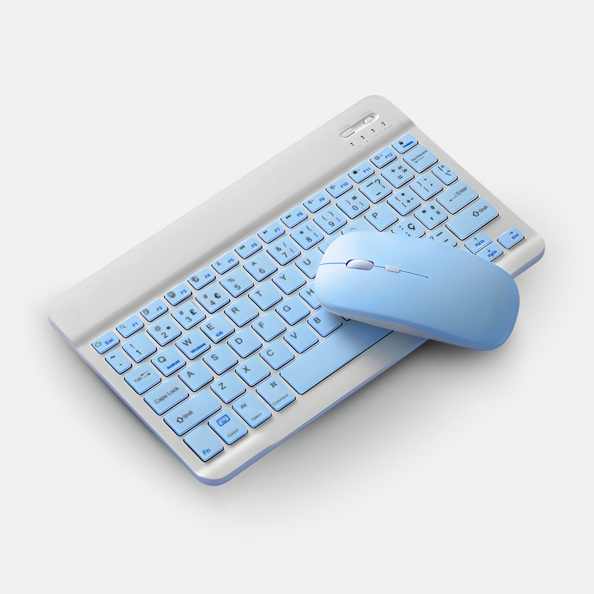 Teclado sem Fio Bluetooth Recarregável com Mouse - 5