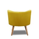 Ver imagem 3 de Kit 2 Poltronas para Sala Decorativa Bela Suede Amarelo Rover & Beato