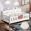 Ver imagem 1 de Cama de Criança Infant Montessoriana Led Nina com Nicho - Branco Acompanha Luminária Led - Branco