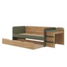 Cama de Solteiro Funcional Infantil com Escrivaninha e Cama Auxiliar 100% Mdf Premium Helena - 12