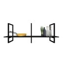 Ver imagem 3 de Prateleira Industrial Suspensa Teto Cozinha pratileira prateleira mdf nicho industrial nichos para
