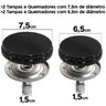 Espalhador + Queimador Peças Fogão 4 Bocas Esmaltec Veneza/ Bali/ Ágata/ Munique/ Caribe - 5