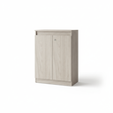 Ver imagem 2 de Armário para Escritório com Chave e 2 Portas Studio Legno Crema Bege