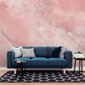 Papel de Parede Painel 3d Mármore Rosa Claro Vinílico 2,5m Auto Colante Lavável Revestimento - 1