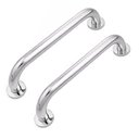 Ver imagem 1 de Alça Apoio 30cm Kit 2 uni Inox Banheiro Idoso Deficiente Acessibilidade Cadeirante