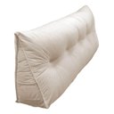 Ver imagem 4 de Almofada Cabeceira Mel Cama Casal 140cm Encosto Suede:Bege/Suede