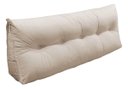 Ver imagem 1 de Almofada Cabeceira Mel Cama Casal 140cm Encosto Suede:Bege/Suede