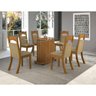Mesa de Jantar com 6 Cadeiras Viero Móveis Prada - 1