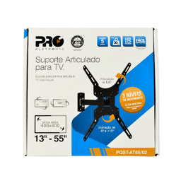 Suporte de Televisão Bi-articulado para Tvs, Lcd e Led 13" a 55" Pqst-at55/02 - 4