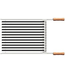 Grelha Tramontina Churrasco em Aço Inox com Cabo de Madeira Natural 50x41 Cm - 2