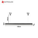 Ver imagem 4 de Pendente Led Sagittarii 24w 3000k 1920lm Preto-astraled