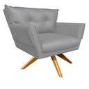 Ver imagem 4 de Kit 02 Poltronas Giratórias Anitta Corino Cinza