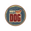 Ver imagem 1 de Conjunto com 6 Pratos de Sobremesa Hot Dog B Colecionável Ø21cm Alleanza Cerâmica Hot Dog Collection