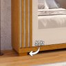 Guarda Roupa Athena com Espelho 2 Portas Corrediças e 6 Pés Inclusos Acp Móveis - 5