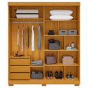 Ver imagem 3 de Guarda Roupa Athena com Espelho 2 Portas Corrediças e 6 Pés Inclusos Acp Móveis