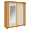 Guarda Roupa Athena com Espelho 2 Portas Corrediças e 6 Pés Inclusos Acp Móveis - 2