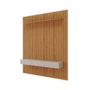 Ver imagem 2 de Home P/tv até 75 Pol Maragogi C/bancada e Prateleira Ripado 230x220cm Nature/off White - Permóbili