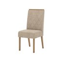 Ver imagem 4 de Mesa de Jantar Yara 200 C. Vidro 6 Cad. Nina Creme - Henn