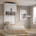 Ver imagem 1 de Módulo Aéreo Solteiro com Cabeceira Altezza Trend Belmax:branco