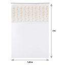 Ver imagem 3 de Kit Varão + Cortina para Box Visor | Cortina FLORES AMARELAS (1,35x2,00m) E Varao Extensivel 70 ate 