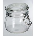 Ver imagem 4 de Kit 6 Potes de Vidro Tampa Hermético Vedação Conserva 500ml