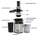 Ver imagem 6 de Suqueira Elétrica Potente Suco Natural em Inox 1500w Turbo Prateado 127v