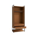 Ver imagem 2 de Armário Kappesberg Li048 2 Portas Canela/preto Fosco