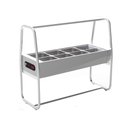 Ver imagem 2 de Balcão Buffet Carrinho Self Service Térmico 8 Cubas Inox 110V Saro
