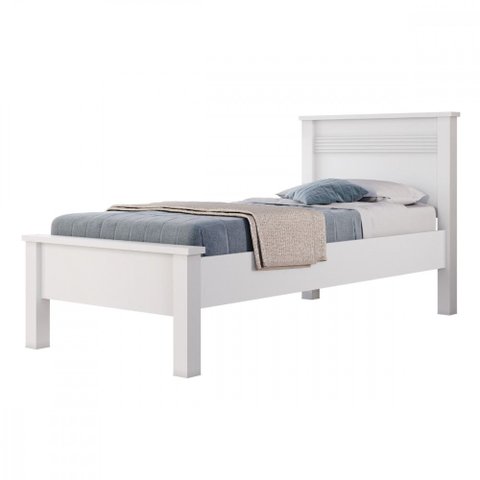 Cama de Solteiro 88 Barcelona Branca Conquista
