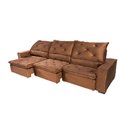 Ver imagem 2 de Sofá Premium Deluxe 3,5mts - Marrom