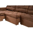 Ver imagem 3 de Sofá Premium Deluxe 3,5mts - Marrom