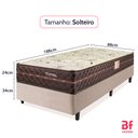 Ver imagem 5 de Cama Box Colchão Solteiro Ortopédico Firme Espuma D33 Antialérgico Certificado 88x188x58cm Bf Colchõ