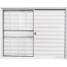 Janela de Aluminio Veneziana 3 Folhas com Grade Linha Leve:1,00 X 1,50/branco - 1