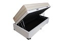 Ver imagem 2 de Cama Box com Baú Solteiro + Colchão Istambul Inducol - 150 Kg:branco