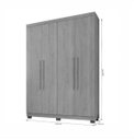 Ver imagem 3 de Guarda Roupa Solteiro 4 Portas 3 Gavetas 140cm New Master Cinamomo - Benetil
